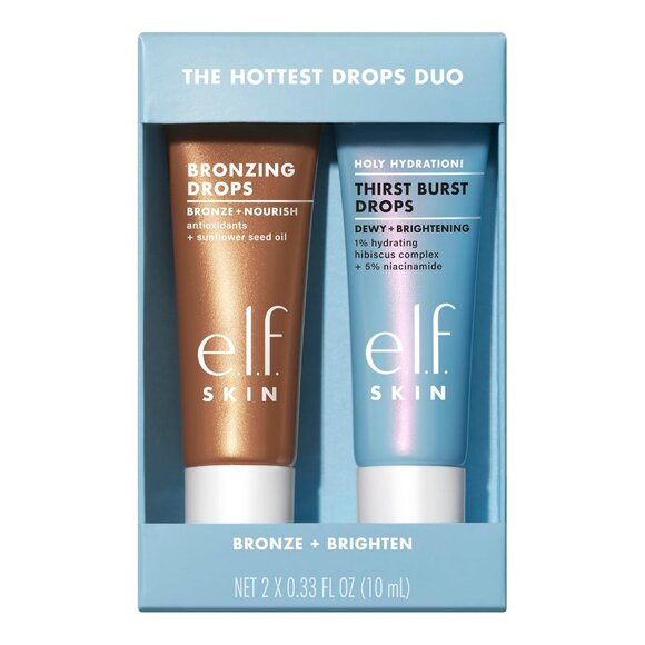 Other - SKIN The Hottest Drops Duo, Holy Hydration! Thirst Burst & Bronzing Skincare Set